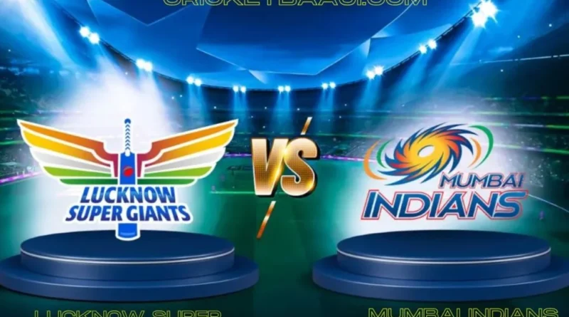 lucknow super giants vs mumbai indians timeline